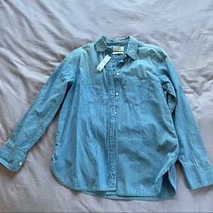 NWT Denim J. Crew Button Up